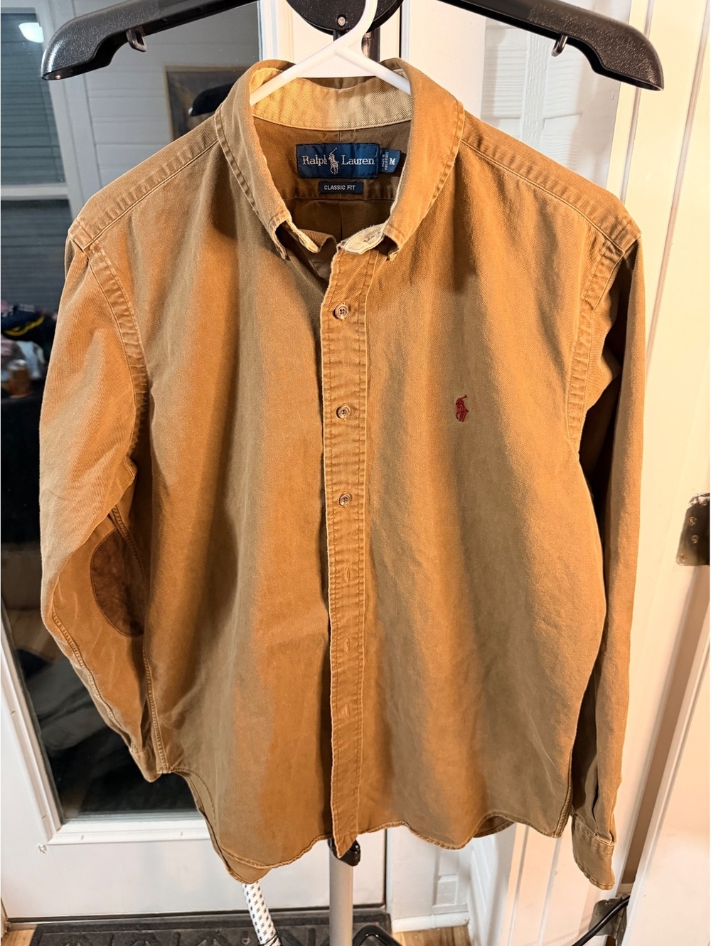Ralph Lauren Classic Fit Brown Button Front Shirt